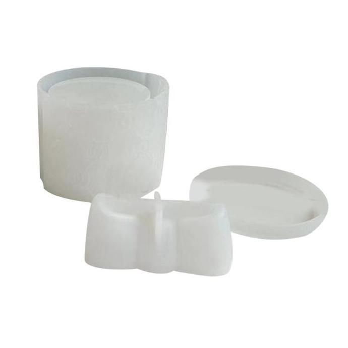 CETAKAN SILIKON RESIN STORAGE POT JAR RIBBON JEWELRY BOX MOLD