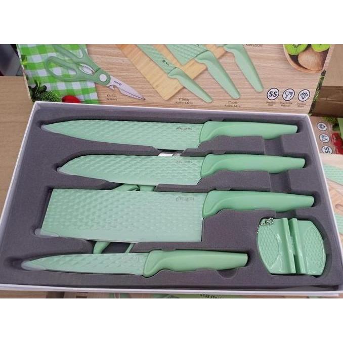 New- SET KIRIN/KNIFE SET KIRIN Stenlies Steel Knife 6 Pcs