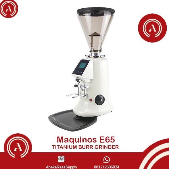 New- Espresso Grinder Maquinos E65 Titanium Burr Grinder