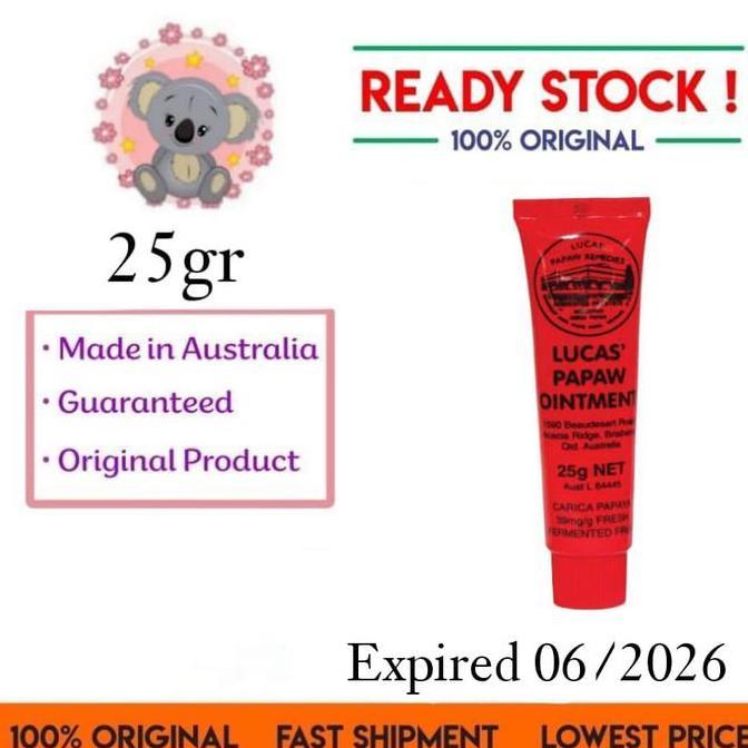 Lucas papaw ointment 25gr ORI Australia _KOAL