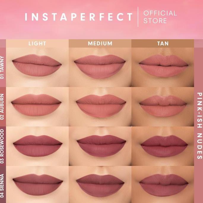 New- Top Creator Choice Instaperfect Suede Lip Matte (MLBB Nude Lip Cream, Cover Blurry, Transfer Re