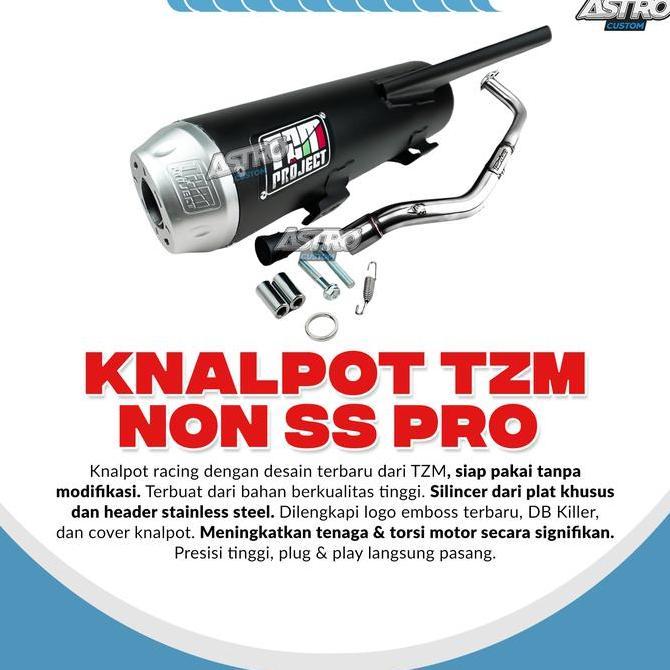 Tzm Knalpot Project Beat Fi Esp Scoopy Fi Esp Std Non Ss Pro Full Pack Silincer Racing