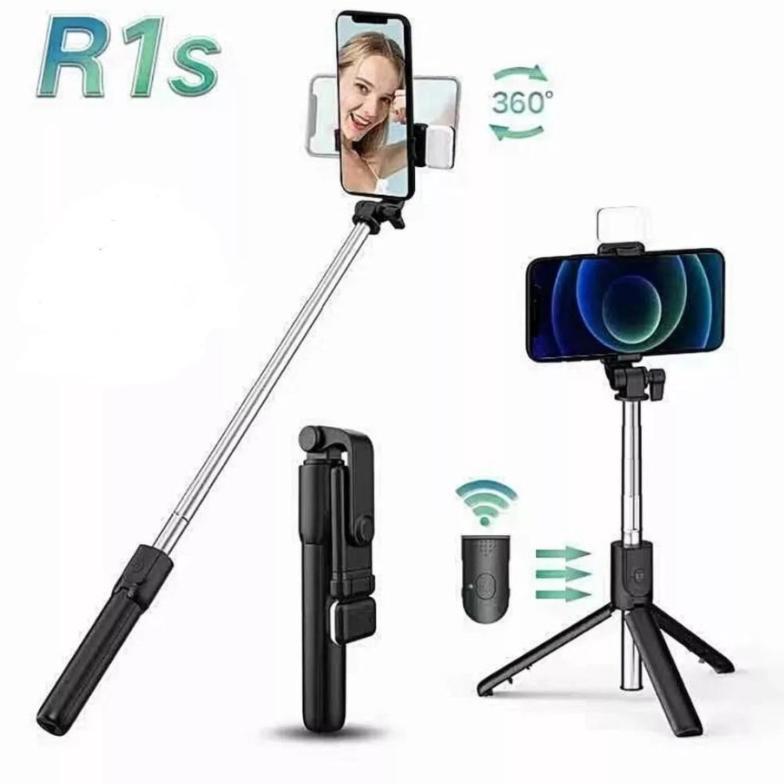 best deals wakjon tongsis 4in1remote bluetooth + lampu led / tongsis 4in1 lampu led / tripod tongsis