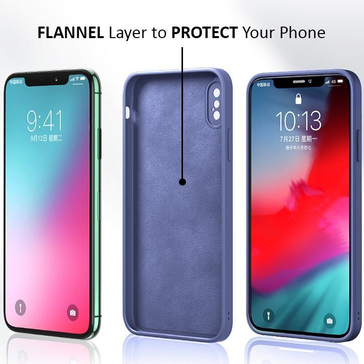 BEST SALE SILICONE SQUARE EDGE SOFT CASE IPHONE 7 8 PLUS X XR XS 11 12 13 PRO MAX SE 2020 CASING SIL