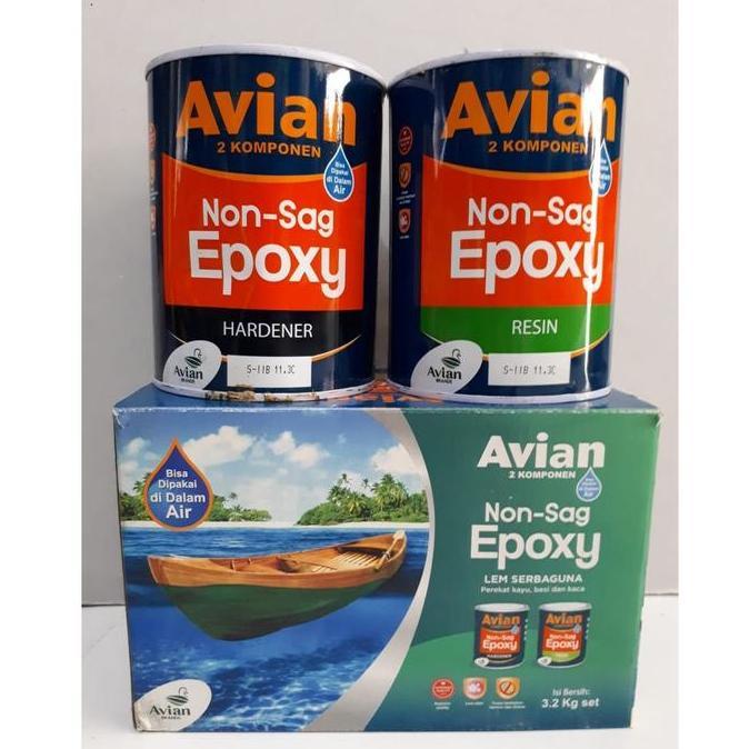 Promo LEM EPOXY NON SAG AVIAN 3,2 KG SET Diskon