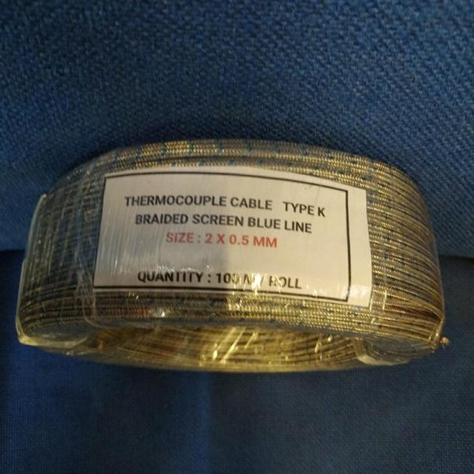 kabel thermocouple type k . blue screen . 2 x 0.5MM