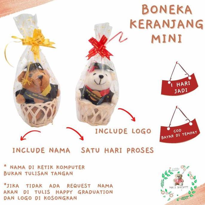 jayabk- Boneka Wisuda Keranjang