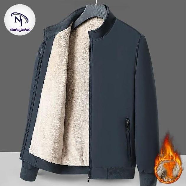 Naurajacket/ jaket beludru tebal/jaket hangat pria wanita/jaket taslan beludru keren/Jaket motor teb
