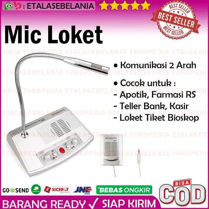 Window dual way counter intercom - mic loket - Zhudele Retekess TW101