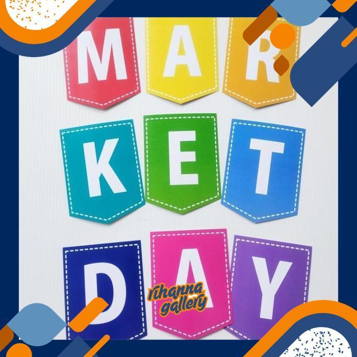 RIHANNAGALLERY MARKET DAY PROPS DAN BUNTING FLAG PROPERTI FOTO ACC MARKET DAY DEKORASI PHOTOBOOTH TE