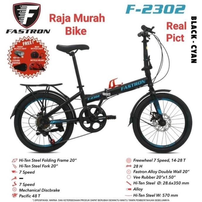 Promo Sepeda Lipat Fastron F-2303 20 Inch Lipat 20 Inch Fastron By Pacific Diskon