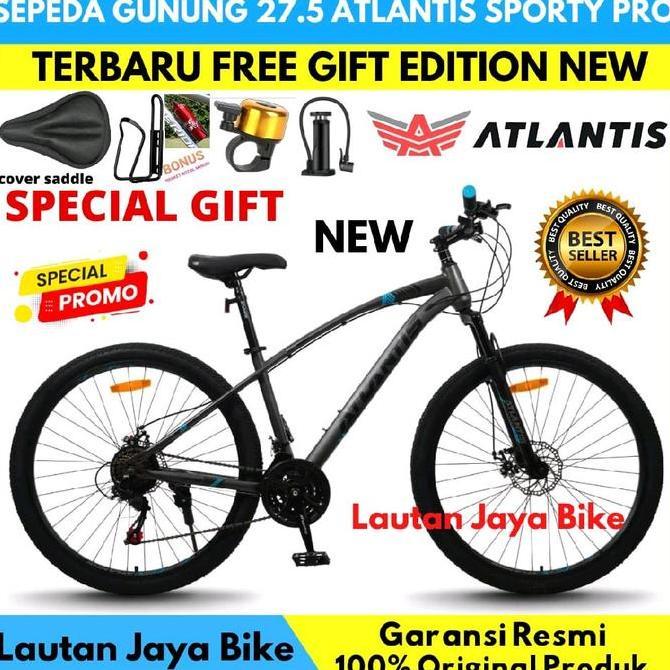 Promo Sepeda Gunung 27.5 MTB ATLANTIS Rem Cakram New Diskon
