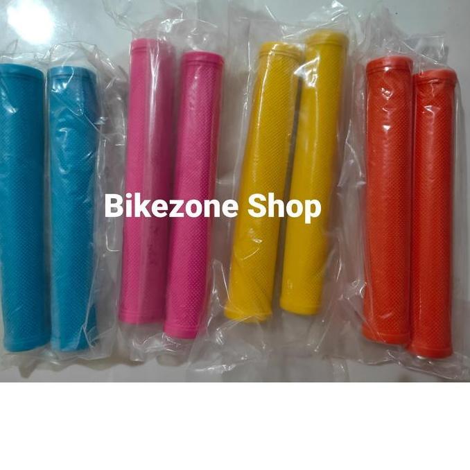 Promo Hand Grip Hampat Hamfat Karet stang handgrip sepeda panjang bmx fixie Diskon