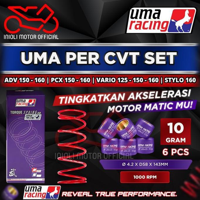 Per Cvt Uma Racing Paket Roller Adv 150 160 Pcx 150 160 Vario 125 Fi Vario 125 150 160 Esp Stylo 160