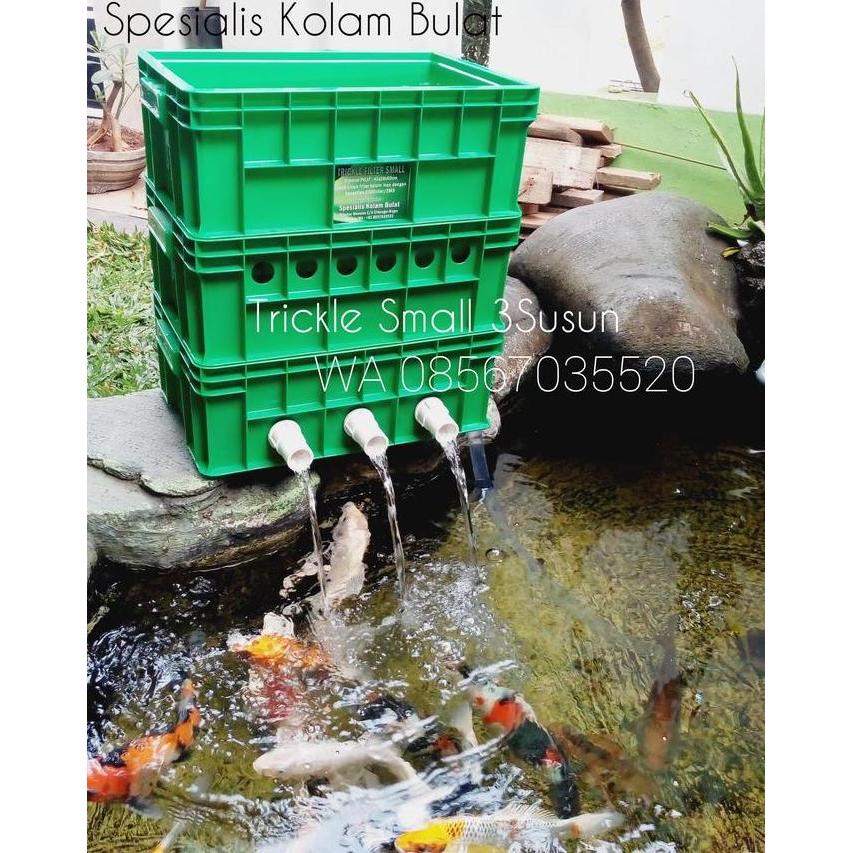 Promo FILTER KOLAM KOI 3SUSUN TRICKLE FILTER SMALL Diskon