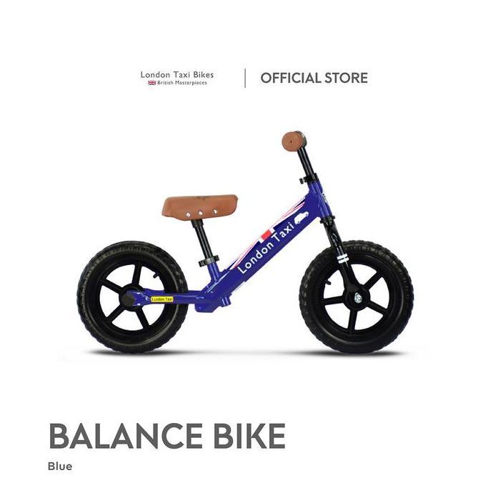 Promo Sepeda Anak London Taxi Balance Bike 12 Inch - Blue Diskon