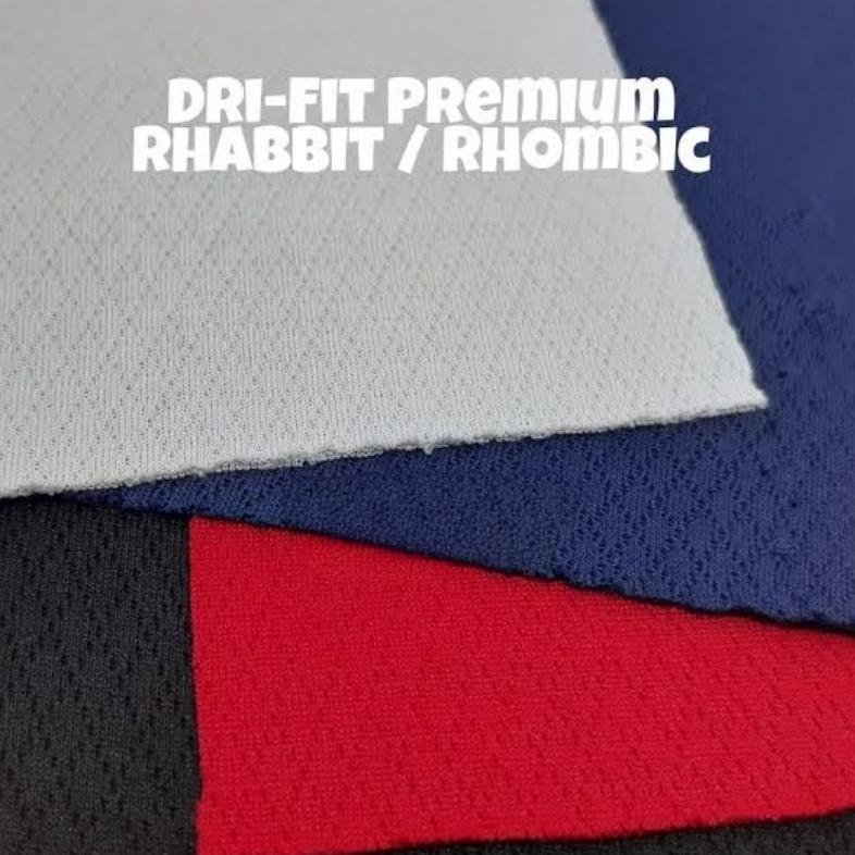 CUCI GUDANG Kaos Drifit Polos Premium Rhabit - Anti Bacterial, Anti UV, Quick Dry, SlimFit
