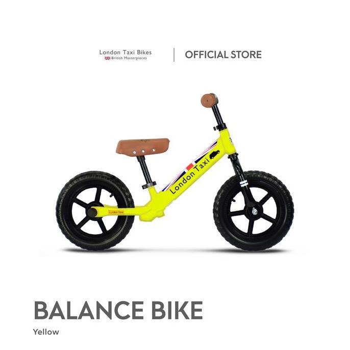 Promo Sepeda Anak London Taxi Balance Bike 12 Inch - Yellow Diskon