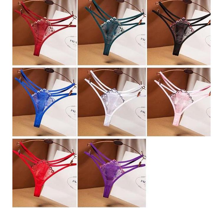 Murah cd wanita sexy transparan hot G String Renda celana dalam Thong C2300 Non COD