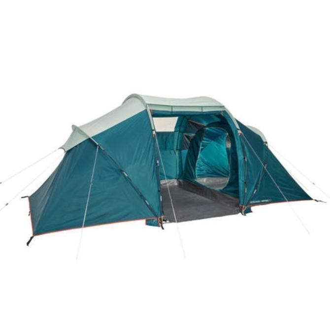 Terlaris Tenda Family Tenda Arpenaz Family 4.2 Tenda Camping Ceria Keluarg - Hijau