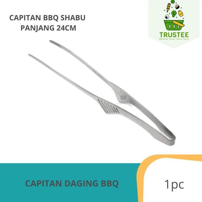 New- Penjepit Jepitan Capitan Daging Panggang Grill Steak BBQ Shabu Suki