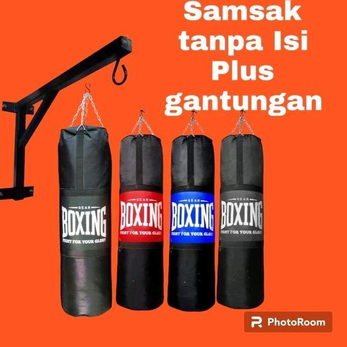 Promo samsak+gantungan samsak tinju tanpa isi Muaythai MMA boxing fight alat olahraga samsak muaytha