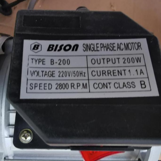 New- Mesin Dinamo / Motor Parut Kelapa Bison
