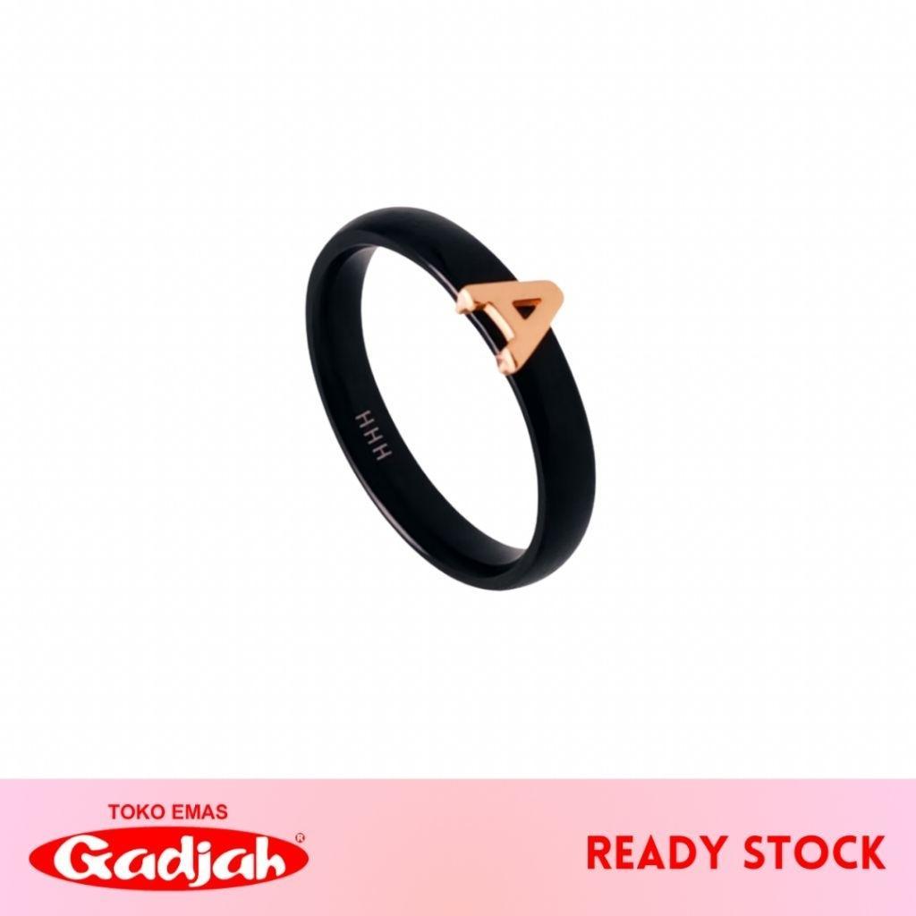 Cincin Keramik Fashion Emas Huruf 16 K - Toko Emas Gadjah