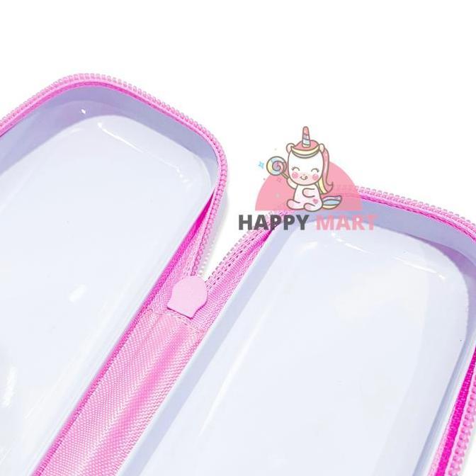 Kotak pensil unicorn spiderman lol kaleng sleting kecil