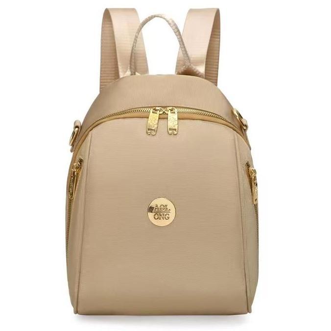 Sylviaori- Aolong Ransel Polos Botol Wanita Sekolah