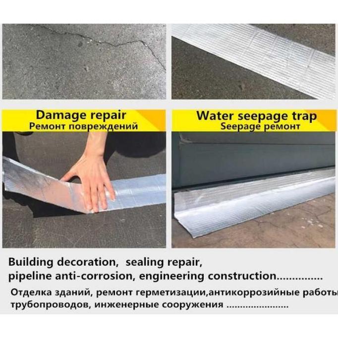 JOVANASHOPID Lakban Foil tambal semen genteng asbes plafon talang anti bocor