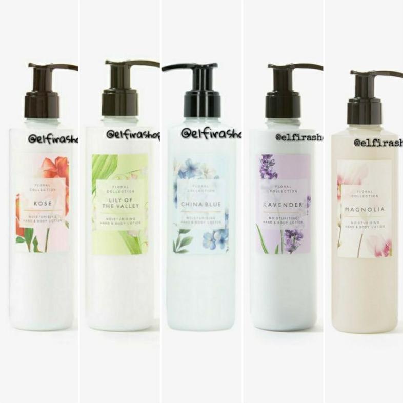 DelOnA- ORI!! Marks & Spencer Mark and Spencer China Blue Rose Magnolia Lavender Lily Of The Valley 