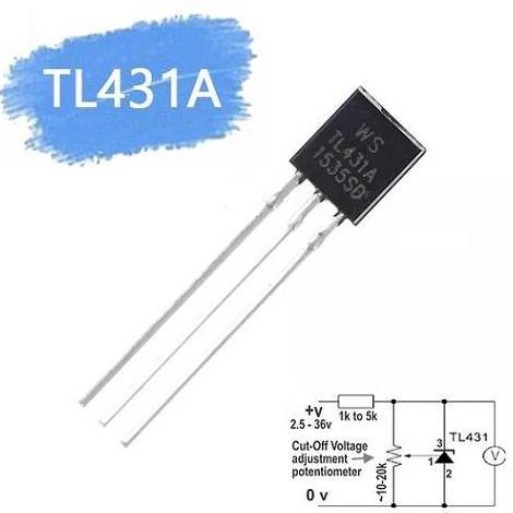 10 PCS TL / KA 431A TL / KA 431A TL / KA 431A PROGRAMMABLE SHUNT REGULATOR TL431A ISI 10 BUAH