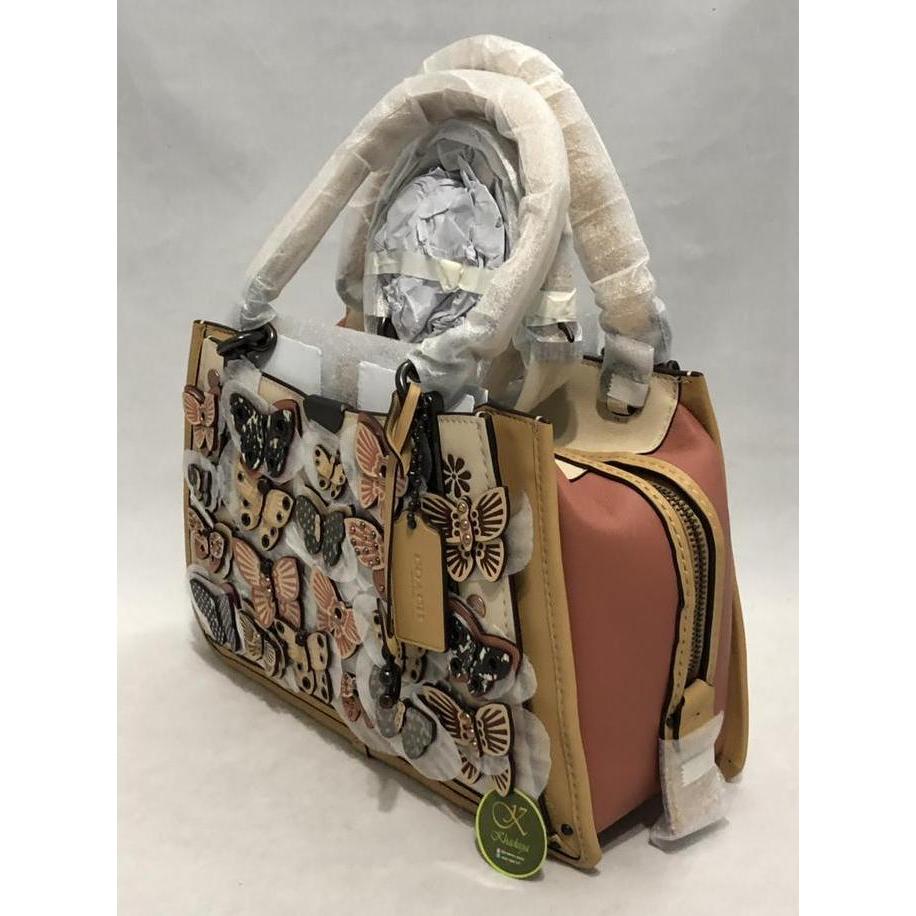 COACH Dreamer with Butterfly Applique and Snakeskin Detail