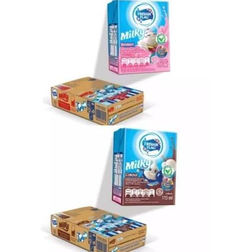 New- 1 Dus Susu UHT Bendera 115ml Isi 36pcs / 1 Karton Frisian Flag UHT