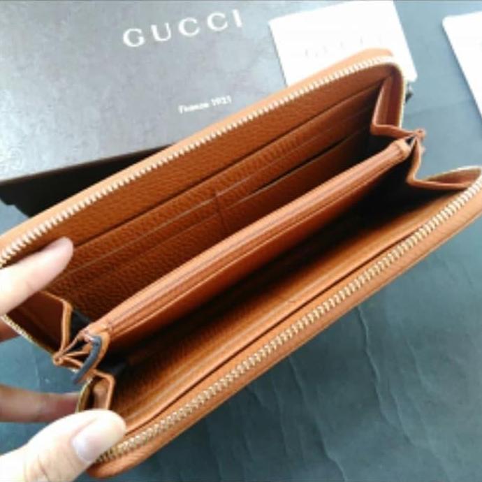 Gucci Wallet Women Dollar Calf.Dompet Gucci Orinal Leather