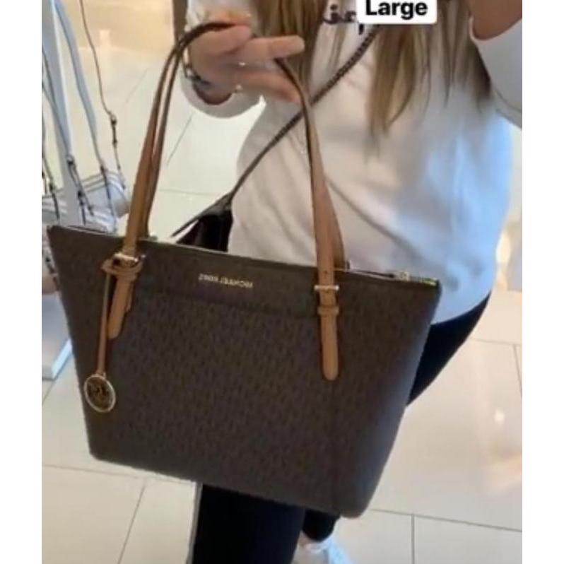 Mk large tote bag ciara snature brown