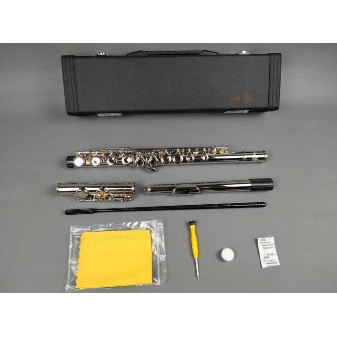 Flute Cowboy 16 hole flute concert fullset alat musik tiup suling recorder EIG