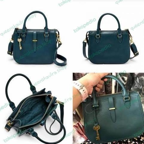 Fossil Ryder Mini Satchel Black/Brown snature