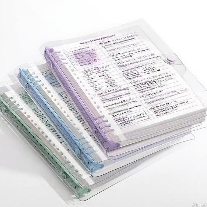 Galimenas - Binder Note Book A5/B5 Spiral | Pastel Soft Cover 6 Lembar | Buku Catatan Aesthetic