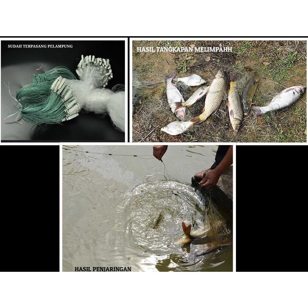 Farzana - Pukat Jala Ikan Jadi 20 Meter Lengkap Tinggal Pasang - Terbaru