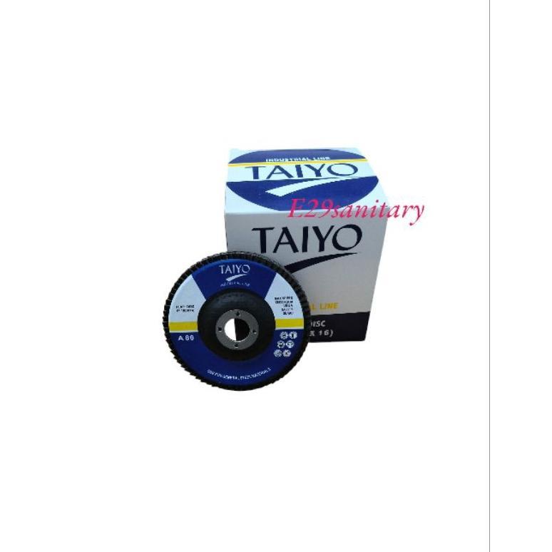 TAIYO 1 KOTAK (10pcs) TAIYO Amplas SUSUN / Gerinda Amplas Susun TAIYO
