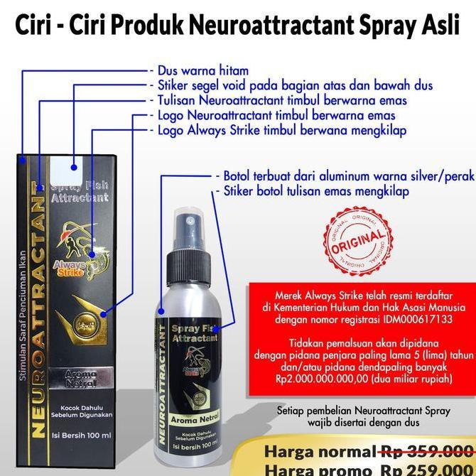 Neuroattractant Spray Fish Attractant Ikan Umpan Pancing Non Essen