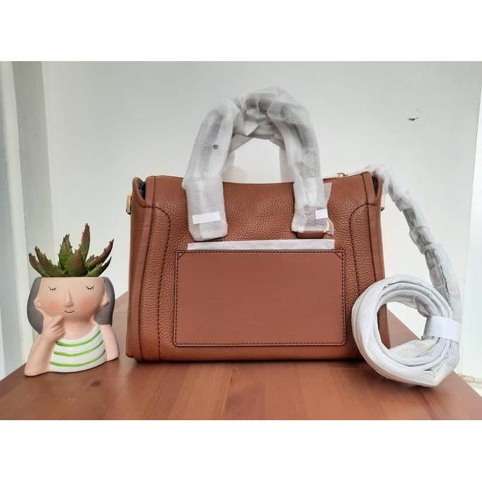 MK CARINE MEDIUM PEBBLED LEATHER