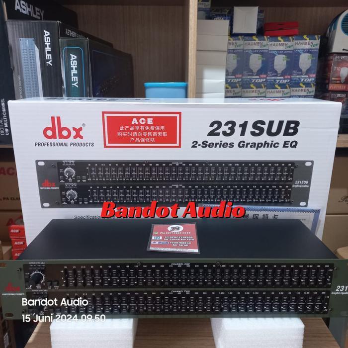 TERLARIS equalizer DBX 231 + subwofer