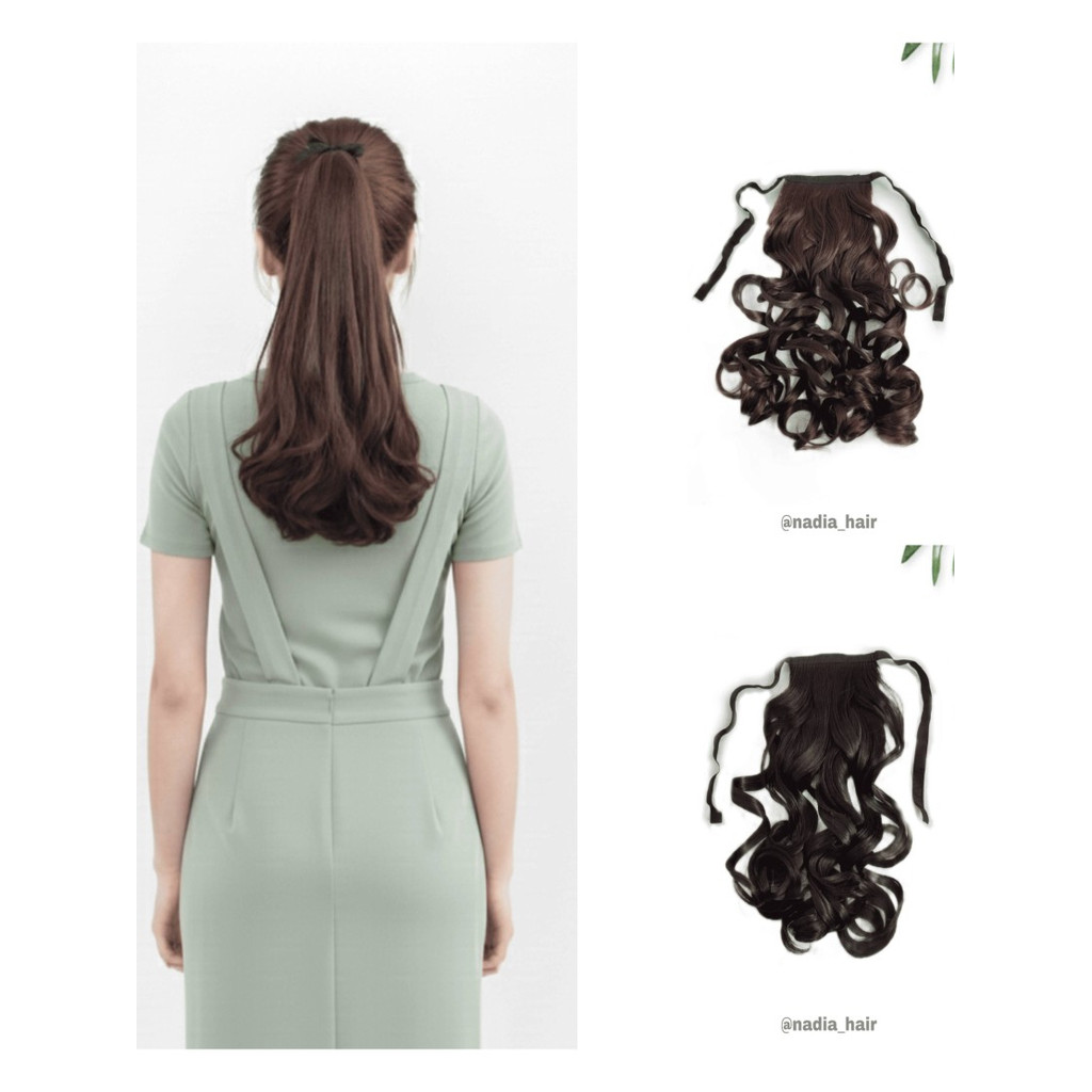 Ponytail Tali Curly/Ponytail Tali/ Ponytail Korea/Ponytail Modern/Ponytail Kekinian