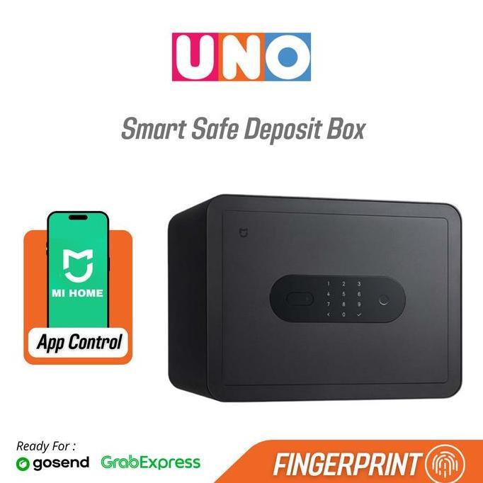 TERMURAH - Xiaomi Smart Safe Deposit Fingerprint Brankas Pintar
