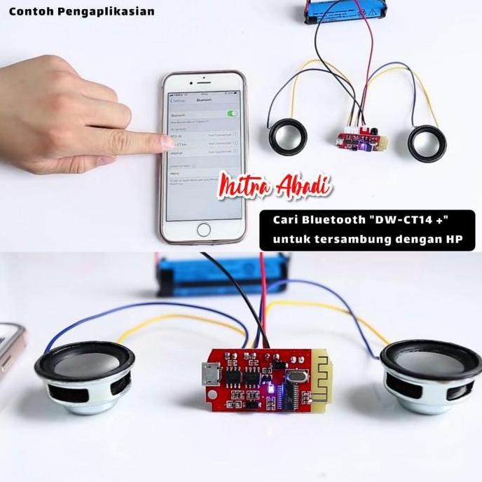 New- DW-CT14 Mini Stereo Bluetooth Power Amplifier Board