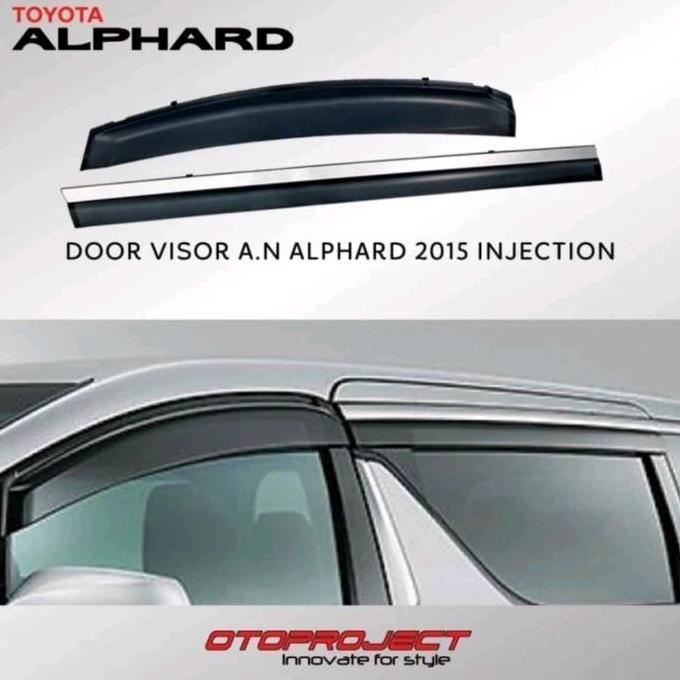 Promo Talang air injection list chrome otoproject Alphard / Vellfire 2015-2023 Diskon