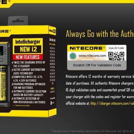 TERBARU - charger nitecore i2 original